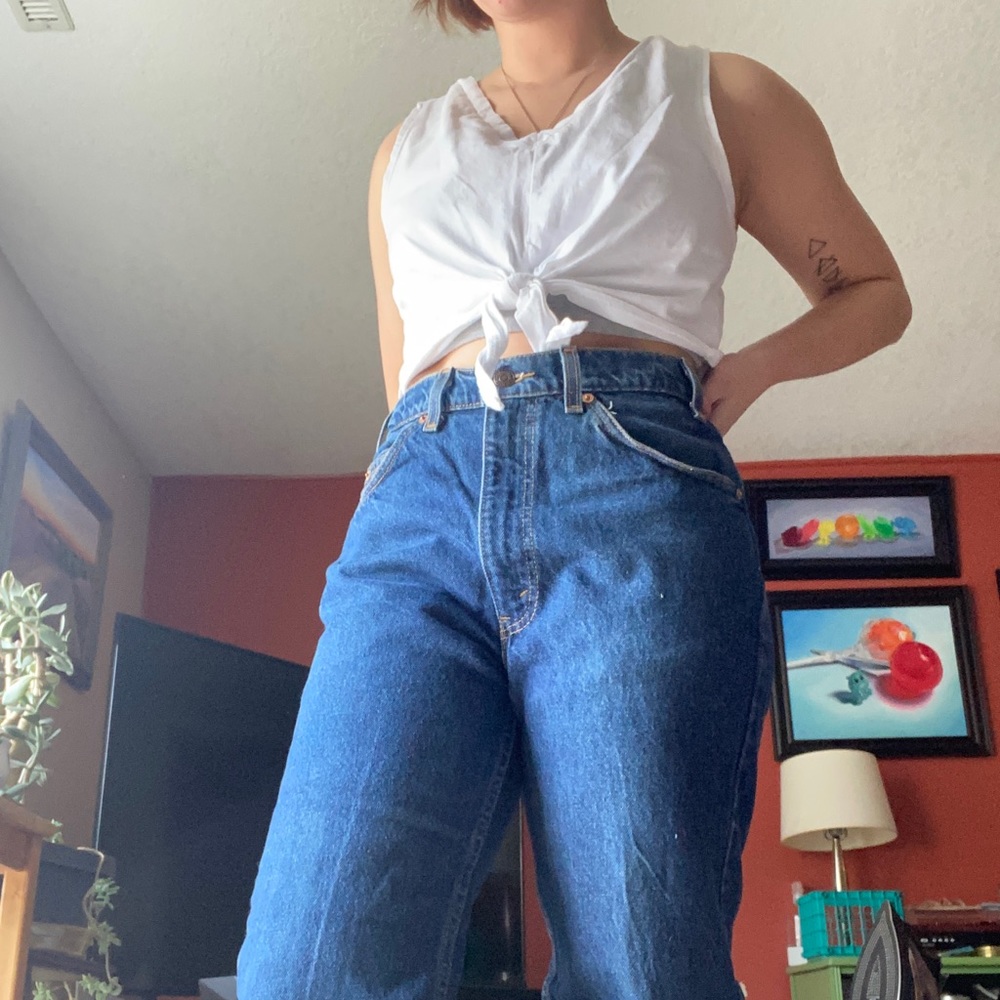 Levi 505 jeans, straight leg, size 34